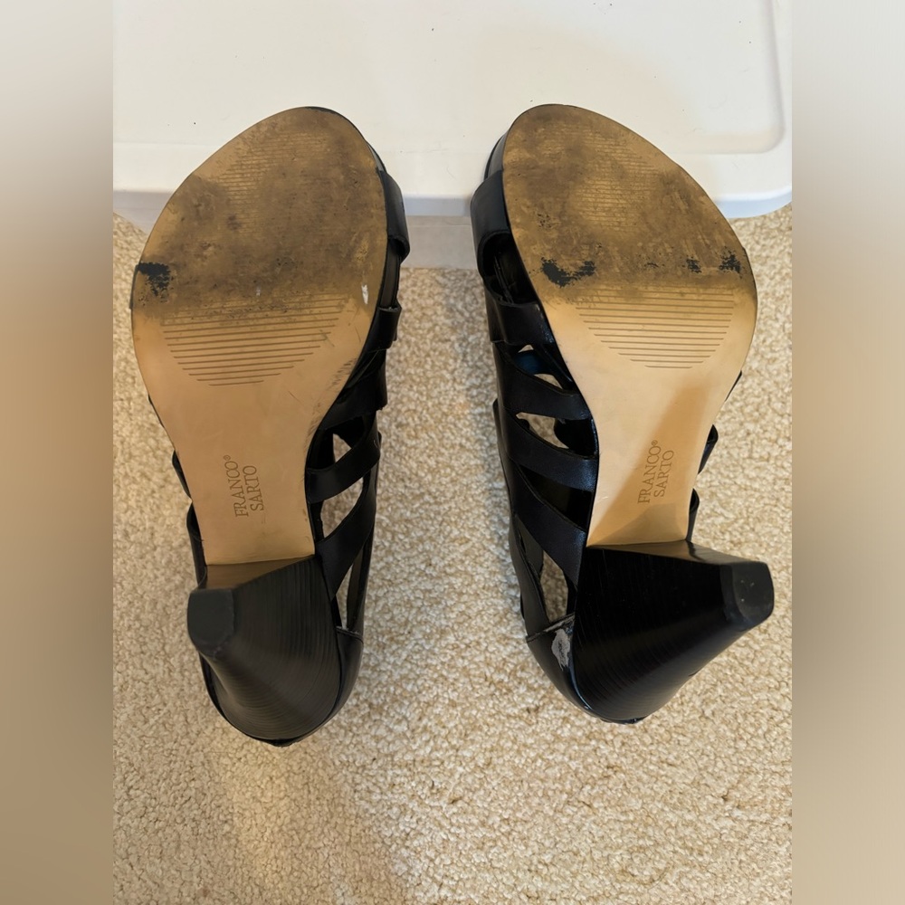 Franco Sarto platform gladiator sandals - 9 - Picture 6 of 8
